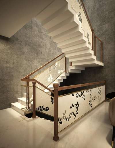 Staircase, Lighting Designs by Interior Designer AK Sharma, Gautam Buddh Nagar | Kolo