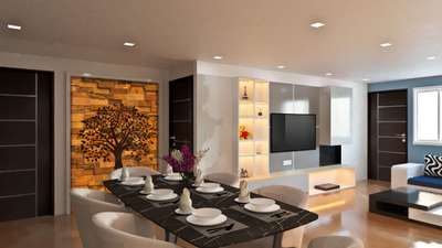 Dining, Lighting, Living, Furniture, Table, Storage Designs by Interior Designer Gaurav Sharma, Delhi | Kolo