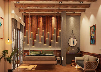Furniture, Lighting, Storage, Bedroom Designs by Interior Designer RÃ¥vi Patidar, Jaipur | Kolo