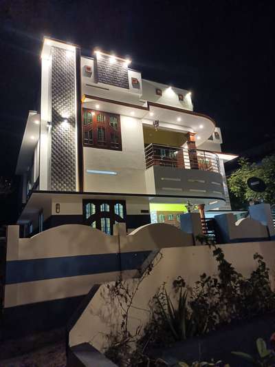 Exterior, Lighting Designs by Contractor Kishor K K, Thiruvananthapuram | Kolo