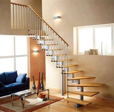 Living, Furniture, Table, Lighting, Staircase Designs by Contractor അലവി  kk, Malappuram | Kolo