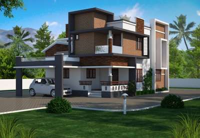 Exterior Designs by Civil Engineer KUTHANAPPILLIL JITHIN, Idukki | Kolo