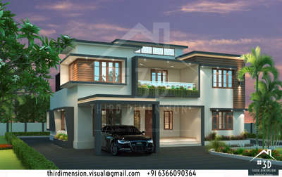 Exterior Designs by 3D & CAD Ahammad Sahban, Kasaragod | Kolo