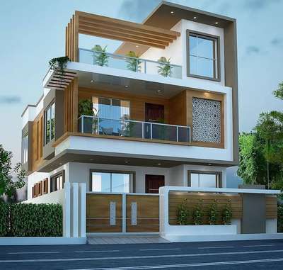 Exterior Designs by Civil Engineer S👷 R 👷, Dewas | Kolo