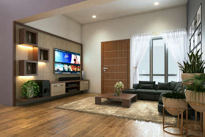 Living, Furniture, Wall Designs by Interior Designer Manu Sukumar, Kottayam | Kolo