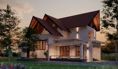 Exterior Designs by 3D & CAD Shaheeb UK, Thrissur | Kolo