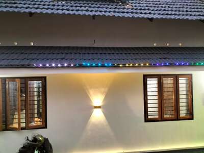 Exterior, Lighting Designs by Electric Works SUBHESH MOHANAN, Kottayam | Kolo