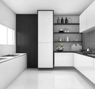 Kitchen, Storage Designs by Contractor Er M ALAM, Gurugram | Kolo