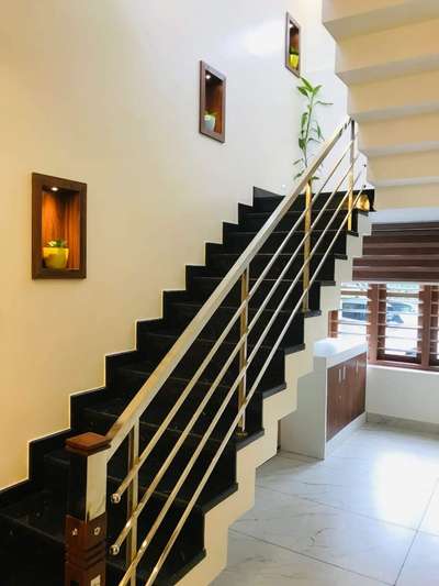 Staircase Designs by Electric Works Aneer MK, Idukki | Kolo