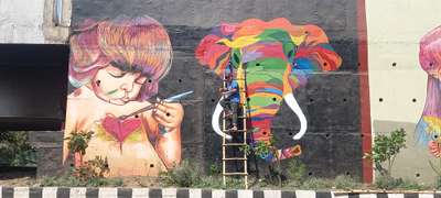 Wall Designs by Painting Works Waseem Mirza, Bhopal | Kolo