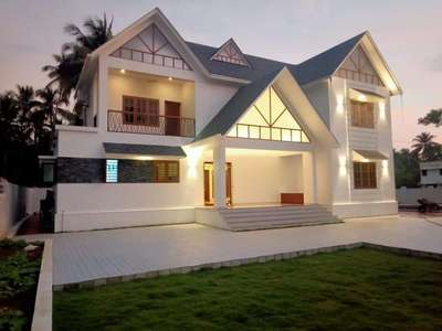 Exterior, Lighting, Outdoor Designs by Contractor Antony Shephin, Thrissur | Kolo