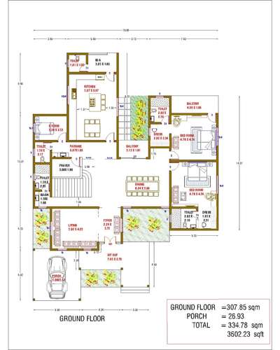Plans Designs by Civil Engineer fathimath  shuhaila, Kasaragod | Kolo