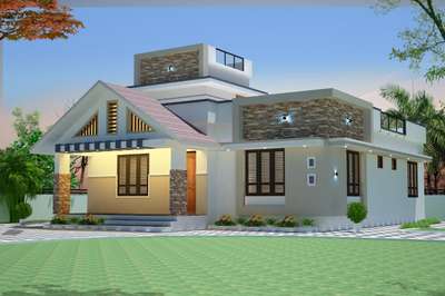Exterior Designs by Civil Engineer à´ªàµ�à´°à´µàµ€àµº à´•àµ�à´®à´¾àµ¼, Palakkad | Kolo