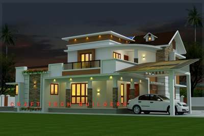 Exterior, Lighting Designs by Civil Engineer Arun C R, Palakkad | Kolo