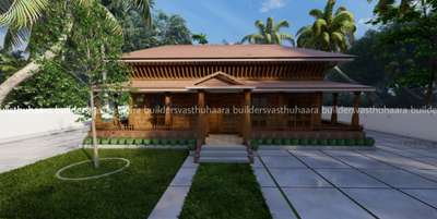 Exterior Designs by Building Supplies Vasthuhaara Builders, Pathanamthitta | Kolo