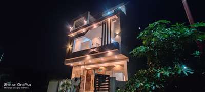 Exterior, Lighting Designs by Contractor om prakash saini contractions contactor, Alwar | Kolo
