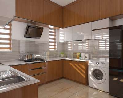 Kitchen, Storage Designs by 3D & CAD Sreyas  Ashokkumar , Kottayam | Kolo