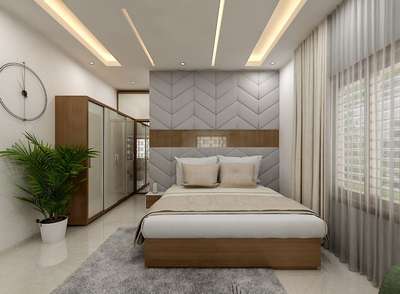 Furniture, Lighting, Bedroom, Storage Designs by Interior Designer Abhishek Nambiar, Kannur | Kolo