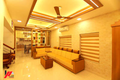 Ceiling, Furniture, Living, Lighting, Table Designs by Civil Engineer trivandrum homes, Thiruvananthapuram | Kolo