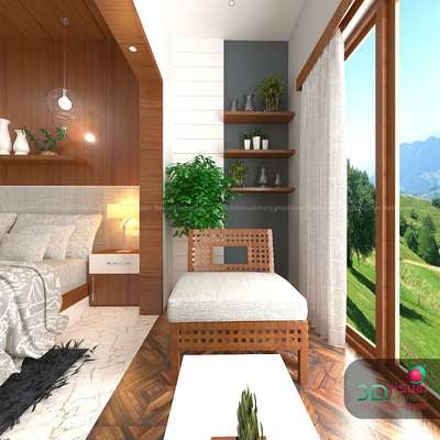 Bedroom Designs by 3D & CAD sahil muhammed, Thrissur | Kolo