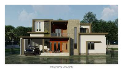 Exterior Designs by Civil Engineer Krishnanunni R, Alappuzha | Kolo
