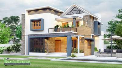 Exterior, Lighting Designs by 3D & CAD Kerala  Homes, Ernakulam | Kolo