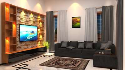 Living, Furniture, Wall Designs by Interior Designer Roshin Kp, Kannur | Kolo