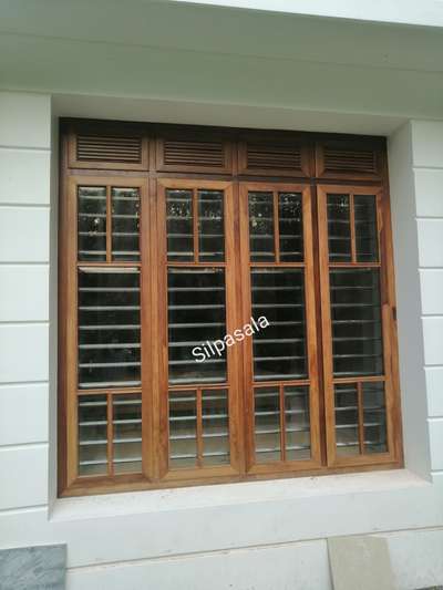 Window Designs by Carpenter Rajesh Silpasala, Ernakulam | Kolo