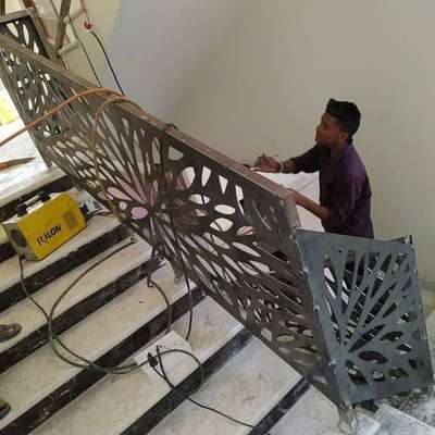 Staircase Designs by Fabrication & Welding Harun Sheikh, Dewas | Kolo