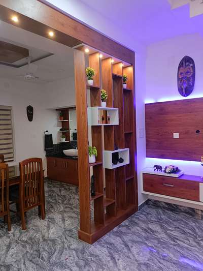 Dining, Furniture, Table, Lighting, Storage Designs by Interior Designer Madona decor  design, Alappuzha | Kolo