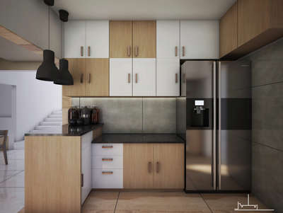 Kitchen, Storage Designs by Architect Ar Bastian  Saji, Idukki | Kolo