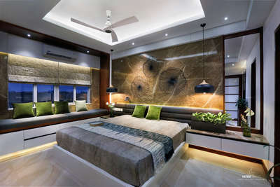 Furniture, Lighting, Bedroom, Storage Designs by Architect YatraLiving Architecture Interior, Ernakulam | Kolo