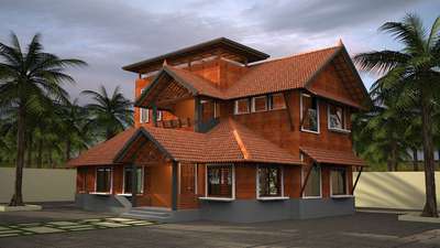 Exterior Designs by 3D & CAD muhd shafi, Malappuram | Kolo