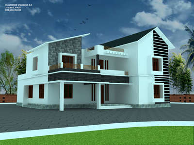 Exterior Designs by Civil Engineer Muhammed shanavas, Palakkad | Kolo