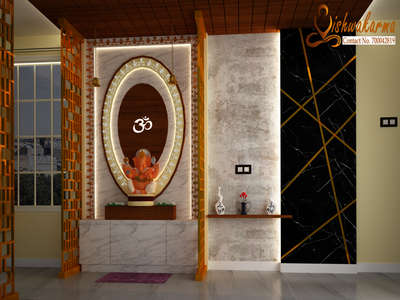 Prayer Room, Storage Designs by 3D & CAD Ajay Vishwakarma, Indore | Kolo