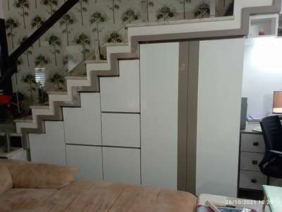 Staircase, Storage, Wall, Furniture Designs by Building Supplies Imran Saifi, Panipat | Kolo