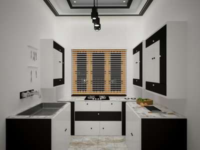 Kitchen, Lighting, Storage Designs by Interior Designer muhammed anas ka, Thrissur | Kolo