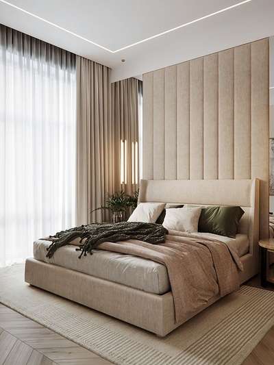 Furniture, Bedroom, Wall Designs by Contractor Krsna Interiorsnassociates, Lucknow | Kolo
