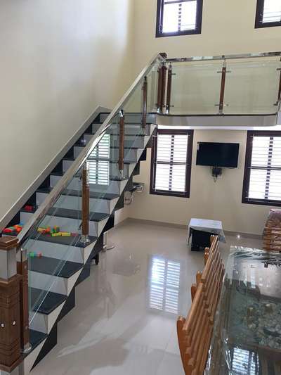 Staircase Designs by Interior Designer Thansi Thanseer, Kozhikode | Kolo
