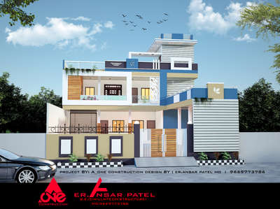 Exterior Designs by Civil Engineer Er Ansar Patel, Indore | Kolo