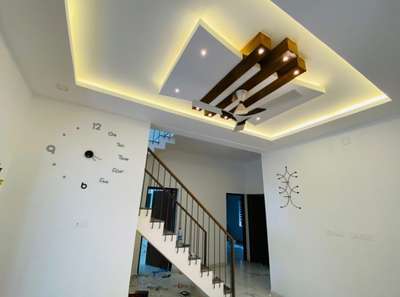 Ceiling, Lighting, Bathroom Designs by Contractor G Square gypsum  shafeeqCholayil, Malappuram | Kolo