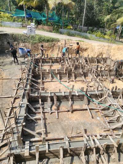 Outdoor, Flooring, Plans, Exterior, Home Decor Designs by Civil Engineer AL Manahal Builders and Developers, Thiruvananthapuram | Kolo