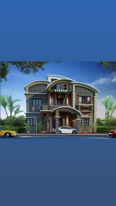 Exterior Designs by Civil Engineer vishal patel, Indore | Kolo