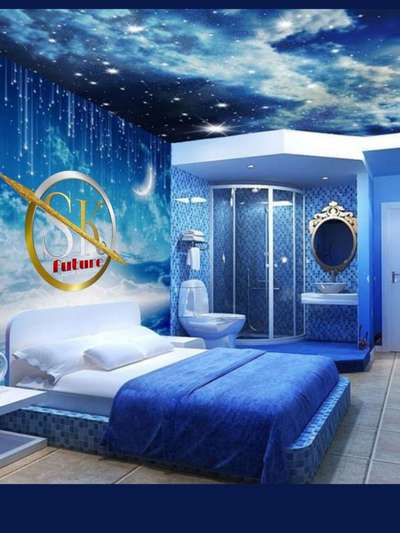 Ceiling, Furniture, Bedroom, Wall, Bathroom Designs by Contractor SK future सुहाना इंटरप्राइजेज, Ujjain | Kolo