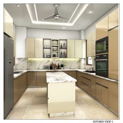 Ceiling, Kitchen, Lighting, Storage Designs by Architect pragyansha srivastava, Delhi | Kolo
