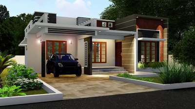 Exterior Designs by Contractor SunilPT Sunil P T, Ernakulam | Kolo