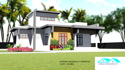 Exterior Designs by Civil Engineer Afsal Aaz, Malappuram | Kolo