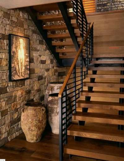 Wall, Staircase, Home Decor Designs by Interior Designer Woodex Interior, Ernakulam | Kolo