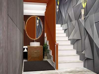 Dining, Staircase, Home Decor Designs by Interior Designer muhammed anas ka, Thrissur | Kolo