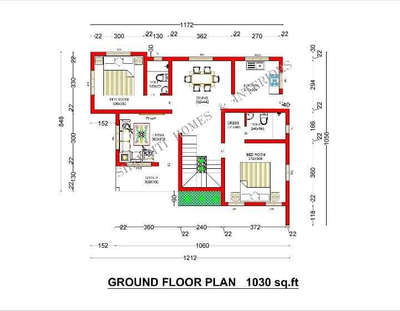 Plans Designs by Contractor Asha Punnakkayil, Ernakulam | Kolo